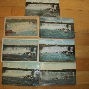 Vintage Niagara Falls Postcards Lot Of 7